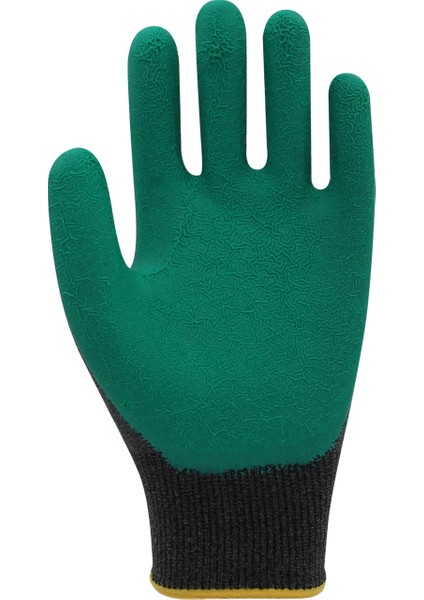 PL17 Flex Likralı Ipten Örme Lateks Eldiven Yeşil No:10 modelleri