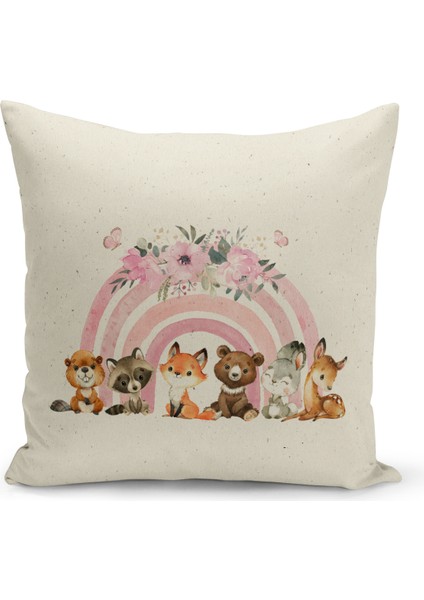 4'lü Kırlent Kılıf Seti Çocuk Bebek Odası Dijital Baskılı fiyatları