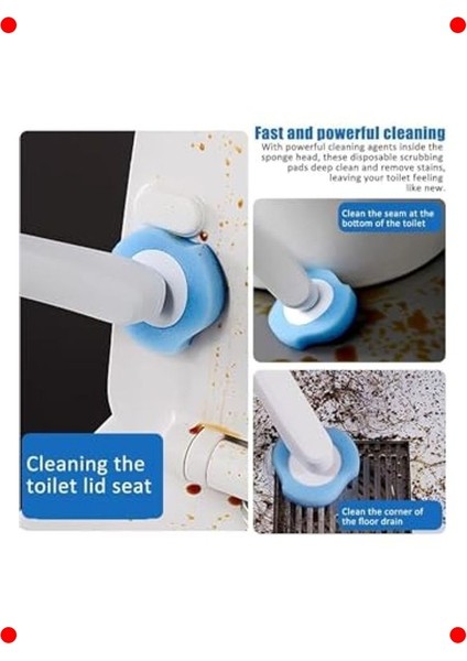 Kullan At Süngerli Deterjanlı Tuvalet Fırçası Seti fiyatları