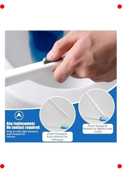 Kullan At Süngerli Deterjanlı Tuvalet Fırçası Seti modelleri