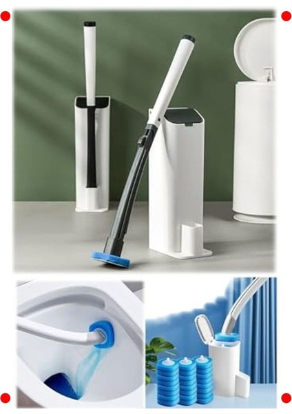 Kullan At Süngerli Deterjanlı Tuvalet Fırçası Seti indirimleri