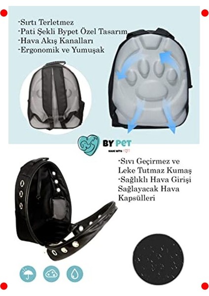 Şeffaf Astronot Kedi Taşıma Sırt Çantası fiyatları