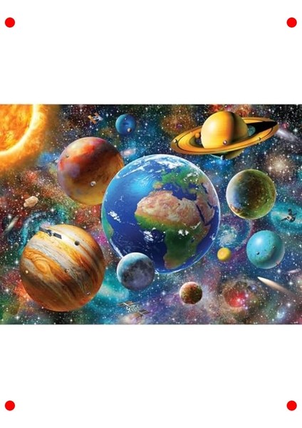 4000 Parça Güneş Sistemi Yapbozu - Uzay Keşfi