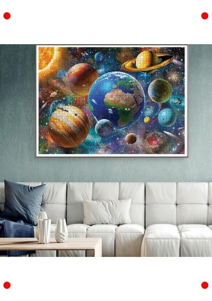 4000 Parça Güneş Sistemi Yapbozu - Uzay Keşfi modelleri