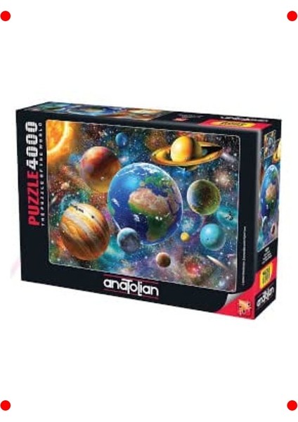 4000 Parça Güneş Sistemi Yapbozu - Uzay Keşfi fırsatları