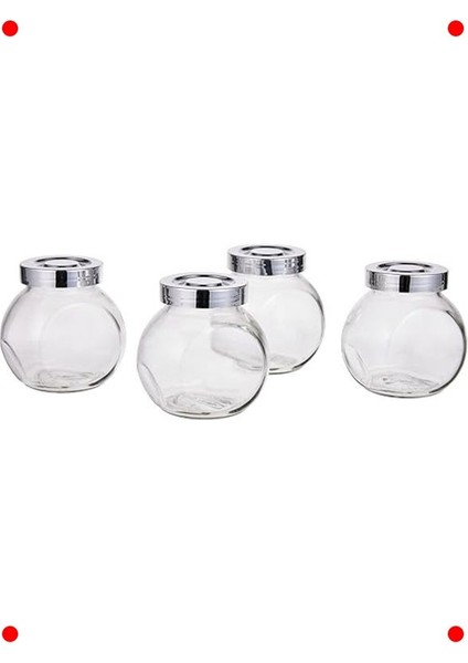 4'lü Cam Saklama Kavanozu Seti