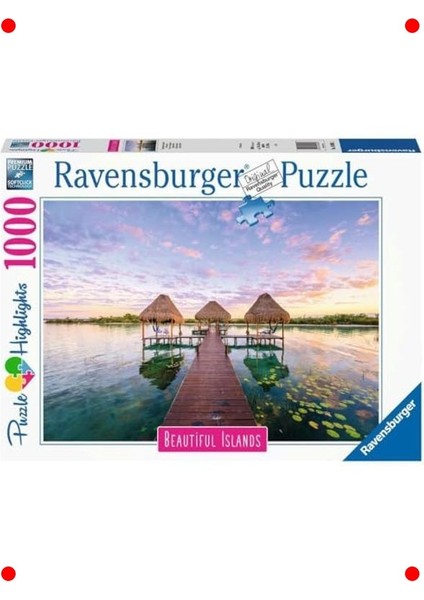 Tropik Adalar Manzarası Yapboz - 1000 Parça