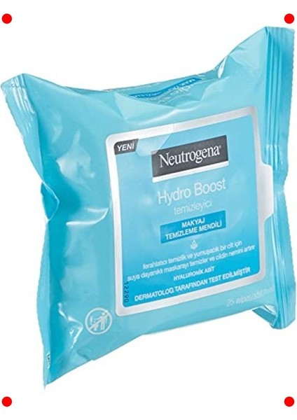 Nemlendirici Etkili Makyaj Temizleme Mendili 25 Adet