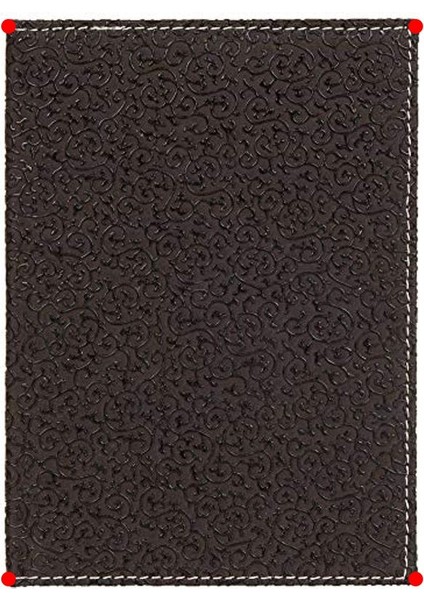 Klasik Deri Görünümlü Tarihsiz Defter Ajanda