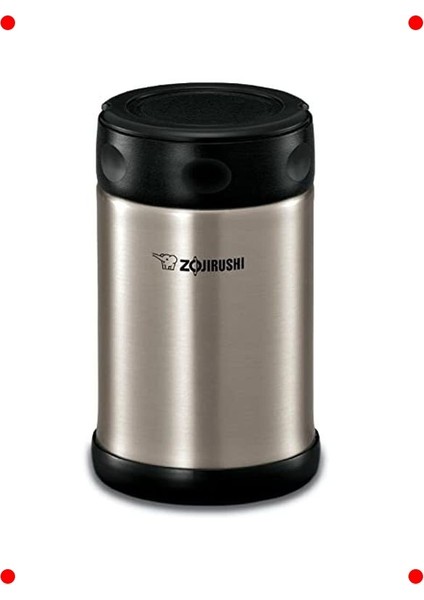 Vakumlu Paslanmaz Çelik Yemek Termosu 0.5l Gümüş