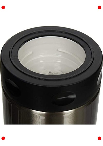 Vakumlu Paslanmaz Çelik Yemek Termosu 0.5l Gümüş fiyatları