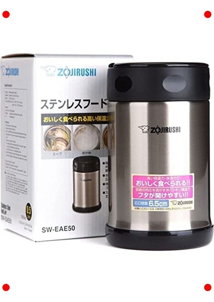 Vakumlu Paslanmaz Çelik Yemek Termosu 0.5l Gümüş fırsatları