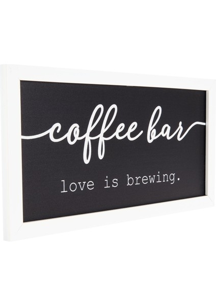 Deco Coffee Duvar Panosu - Siyah - 40X20 cm modelleri
