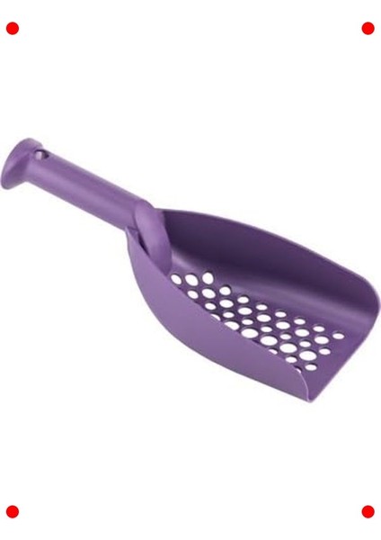 Ergonomik Tasarımlı Kedi Kumu Küreği (Karışık Renk)