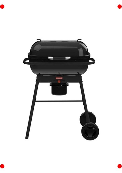 Geniş Paslanmaz Çelik Kömür Barbekü (14 Kişilik)