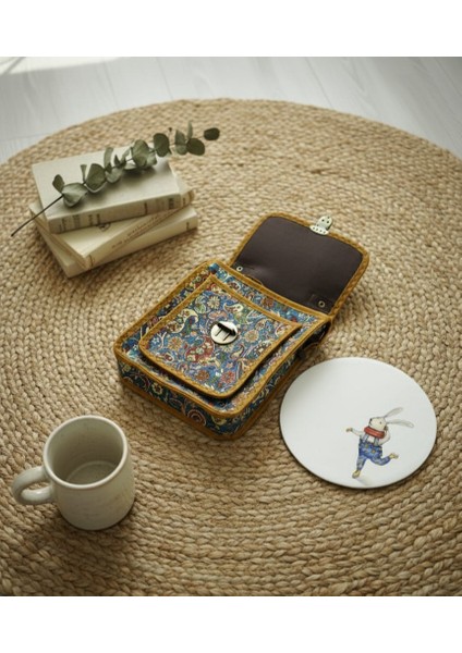 Otantik Mozaik Desen Kadın Çantası