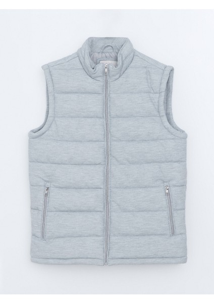 Yeni Sezon Slim Fit Dik Yaka Erkek Şişme Yelek