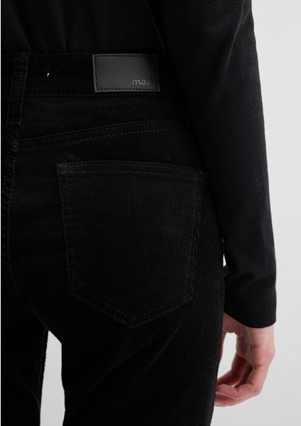 Kadın Molly Siyah Kadife Pantolon 1013682991