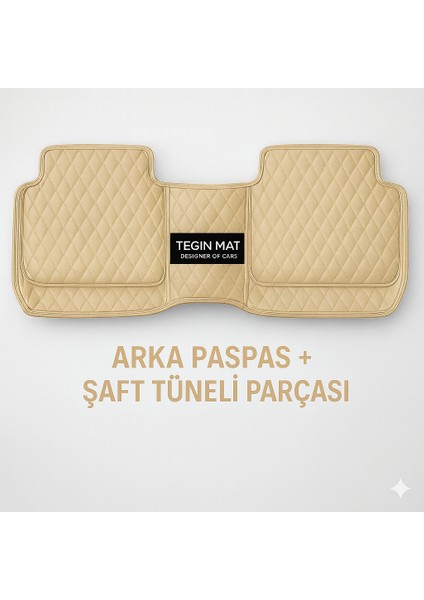 Peugeot Partner 2017 Sonrası 8d Araca Özel Havuzlu Suni Deri Paspas Bej (Tam Kaplama, 11 Mm, Kokusuz) fırsatları