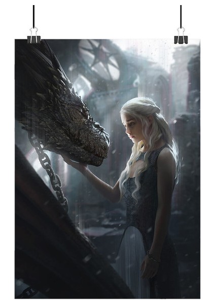 Emilia Clarke Poster3 - Retro Duvar Dekoru