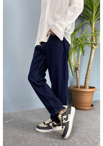 Lacivert Jean - Kot Pantolon Boyfriend