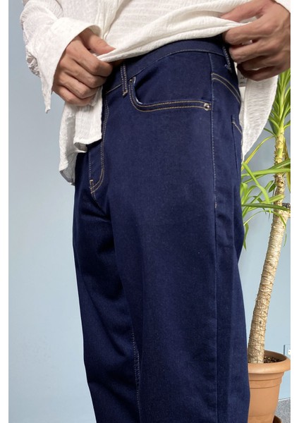 Lacivert Jean - Kot Pantolon Boyfriend modelleri