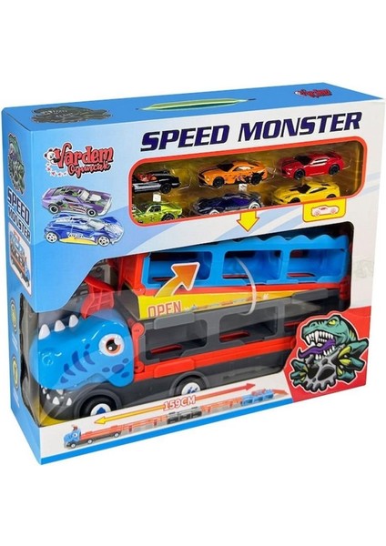 GD001 Parkurlu Araba Fırlatan Dinazor -Vardem Oyuncak