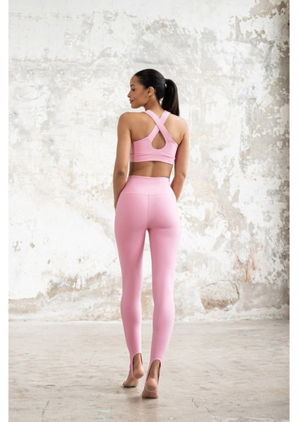 Topukdan Geçmeli Spor Tayt Fitness Ekstra Yüksek Bel fırsatları