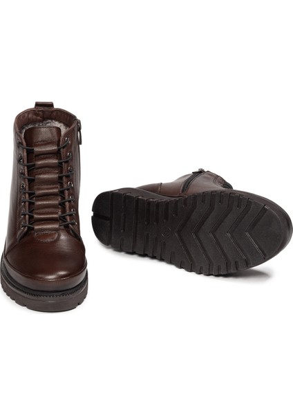 Kadın Fermuarlı Kürklü Hakiki Deri Bot fiyatları