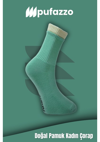 Kadın Spor Çorap 6'lı Set – Çift Lastik | Doğal Pamuk | Havlu Taban | Dikişsiz Çorap fırsatları