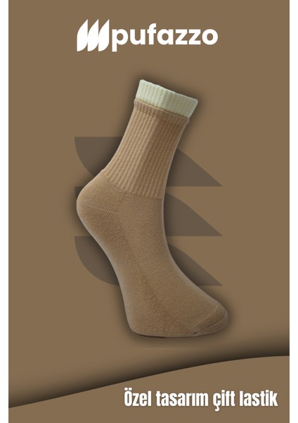 Kadın Spor Çorap 6'lı Set – Çift Lastik | Doğal Pamuk | Havlu Taban | Dikişsiz Çorap indirimleri