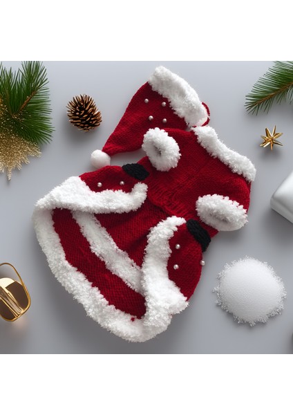 Kedi ve Köpek için Noel Anne Kostümü indirimleri
