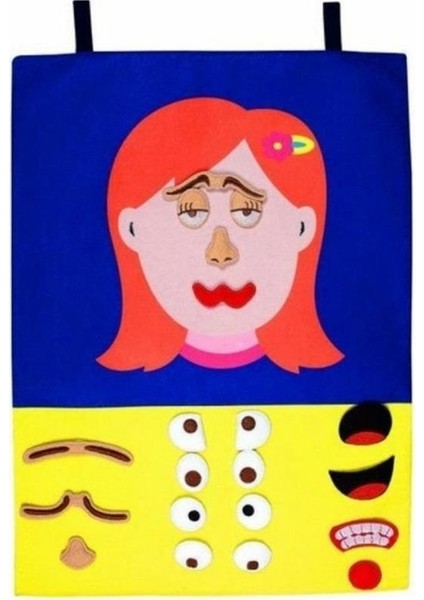 AND-5122 Cırtlı Kız Yüz Pano