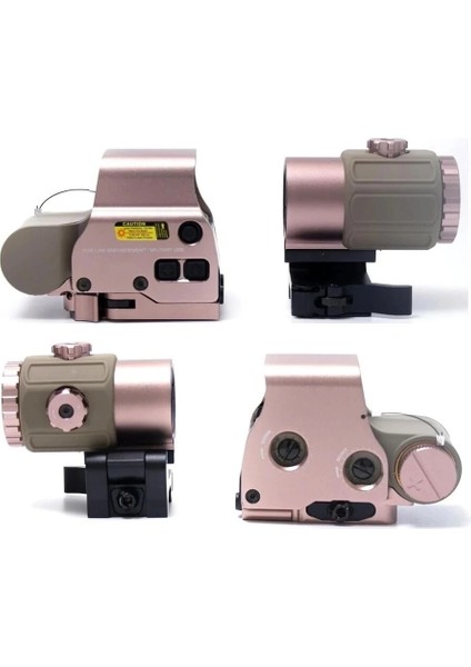 558G43 Xps2 Hedef Işaretleyici Red Dot Holografik Nişangâh, 5x Büyütmeli Set Çöl Rengi fırsatları