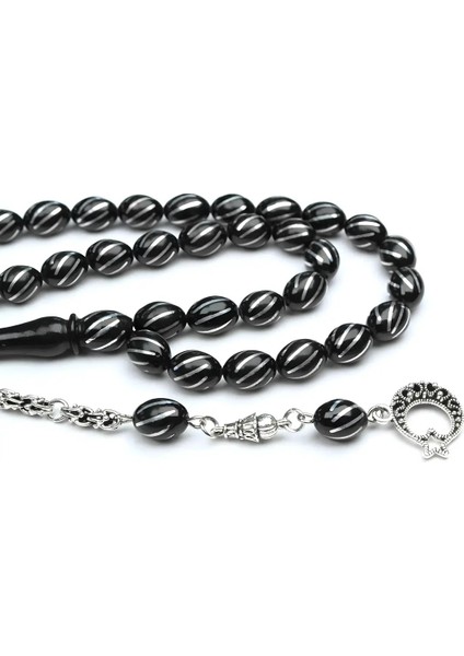 Sekizli Zeytin Çapraz Bafon Işlemeli Karpuz