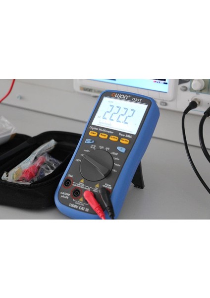 D35T El Tipi Multimetre True Rms 3 5/6 Digit