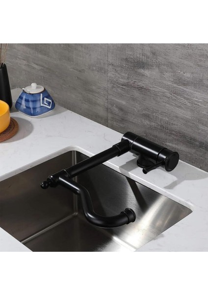 Mutfak Pencere Önü Katlanır Evye Bataryası Rustik Yeni Mat Siyah Renk 7 Yıl Garantili Ithal fırsatları