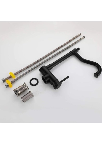 Mutfak Pencere Önü Katlanır Evye Bataryası Rustik Yeni Mat Siyah Renk 7 Yıl Garantili Ithal indirimleri