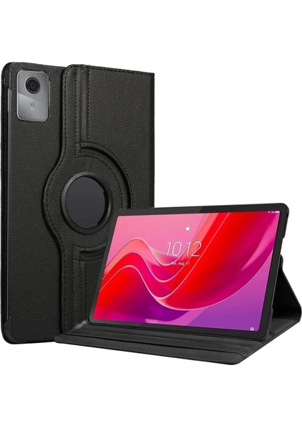 Tab M11 TB330FU 360 Tablet Deri Kılıf - Siyah