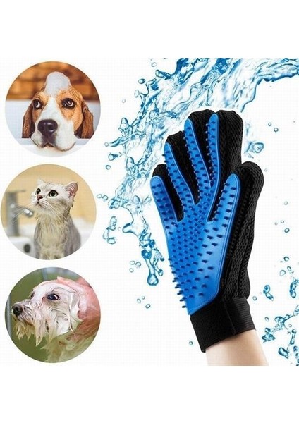 - Tüy Toplayan Kedi Temizleme Eldiveni - Tüy Toplama Eldiveni