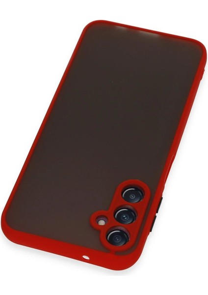 Samsung Galaxy A14 4g Kılıf Montreal Silikon Kapak - Kırmızı modelleri