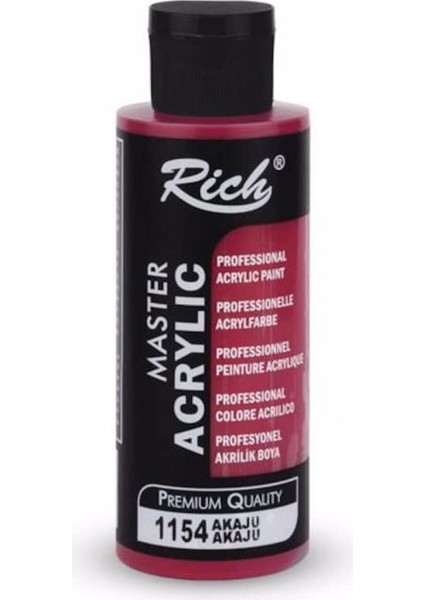 Rich Akrilik Boya Master 120 cc Akaju 120-1154