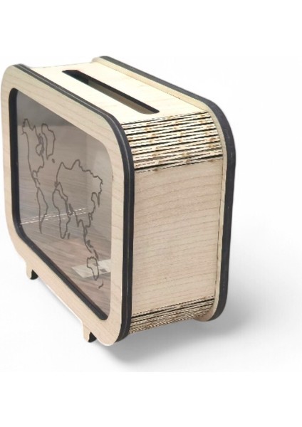 Anıbox - Hatıra Kumbarası - Ahşap Anı Biriktirme Kutusu - Time To Travel modelleri