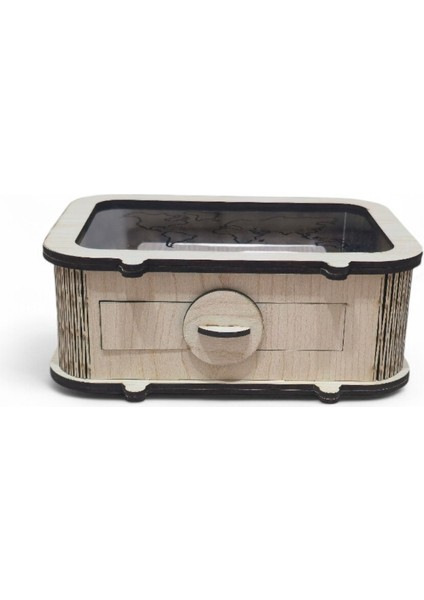 Anıbox - Hatıra Kumbarası - Ahşap Anı Biriktirme Kutusu - Time To Travel fırsatları