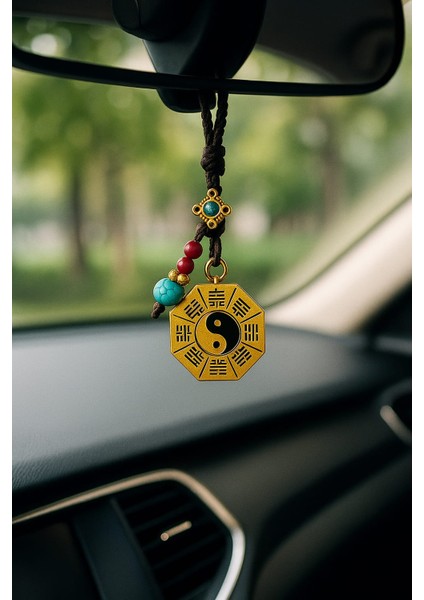 Feng Shui Bagua Anahtarlık | Yin Yang Enerji ve Nazar Koruma Doğal Taşlı Şans Anahtarlığı modelleri