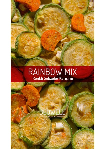 Rainbow Mix – Freeze Dried Dondurularak Kurutulmuş Renkli Sebze modelleri