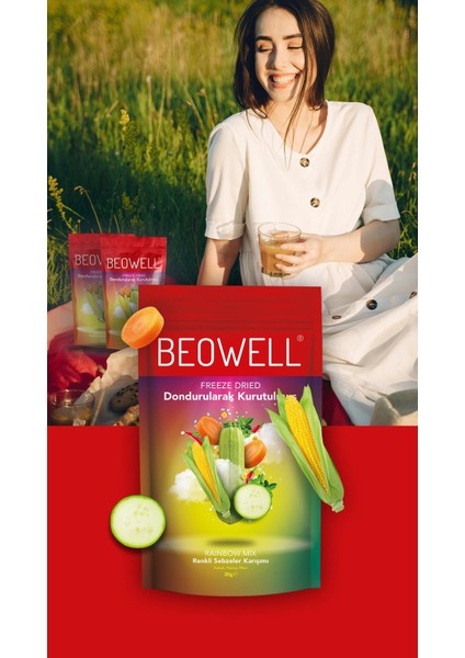 Rainbow Mix – Freeze Dried Dondurularak Kurutulmuş Renkli Sebze fırsatları