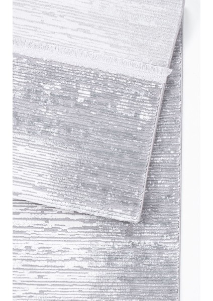 Arden Collection Gri Modern Saçaklı Yumuşak Dokuma Makine Halısı Salon Oturma Odası Mutfak Koridor modelleri