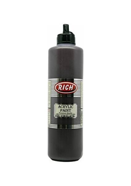 Rich Akrilik Boya Master 500 cc Çikolata 226