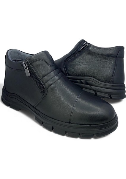 Hakiki Deri Içi Kürklü Tam Ortopedik Erkek Bot